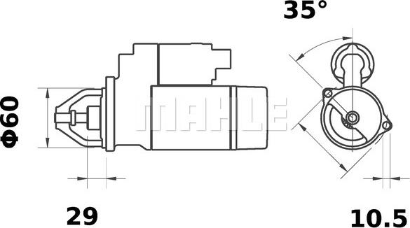 Wilmink Group WG2044927 - Стартер autospares.lv