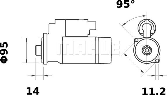 Wilmink Group WG2044973 - Стартер autospares.lv