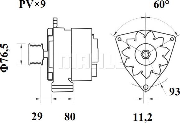 Wilmink Group WG2044001 - Генератор autospares.lv