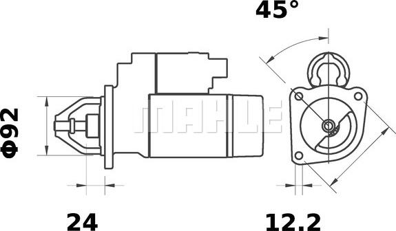 Wilmink Group WG2044879 - Стартер autospares.lv