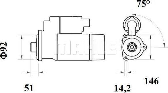 Wilmink Group WG2045403 - Стартер autospares.lv