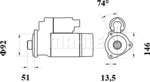 Wilmink Group WG2045434 - Стартер autospares.lv