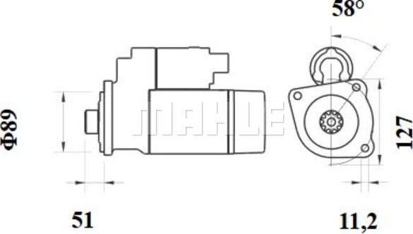 Wilmink Group WG2045431 - Стартер autospares.lv