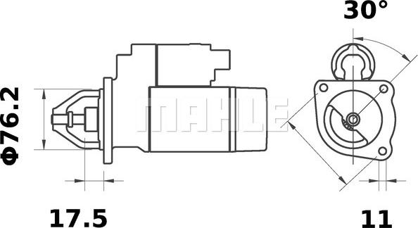 Wilmink Group WG2045042 - Стартер autospares.lv