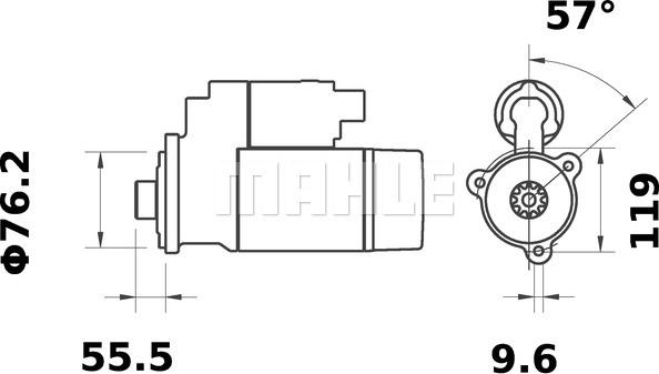 Wilmink Group WG2045182 - Стартер autospares.lv