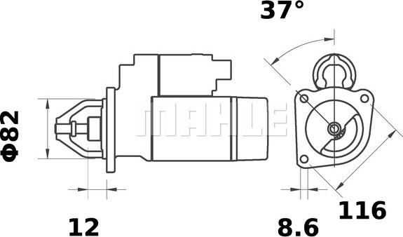 Wilmink Group WG2045138 - Стартер autospares.lv