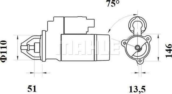 Wilmink Group WG2045394 - Стартер autospares.lv