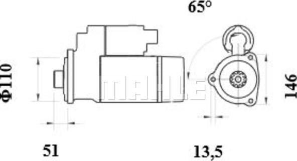 Wilmink Group WG2045391 - Стартер autospares.lv