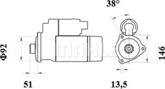 Wilmink Group WG2045398 - Стартер autospares.lv