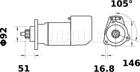 Wilmink Group WG2045267 - Стартер autospares.lv