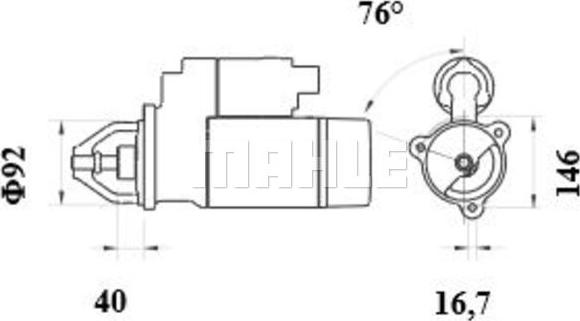 Wilmink Group WG2045235 - Стартер autospares.lv