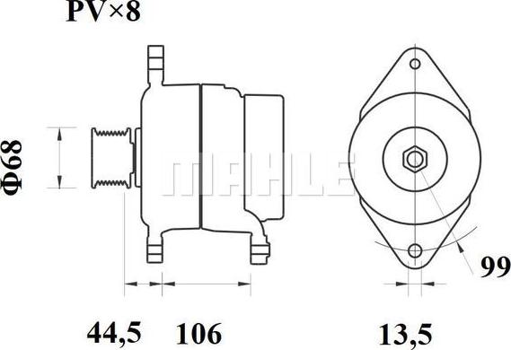 Wilmink Group WG2043999 - Генератор autospares.lv