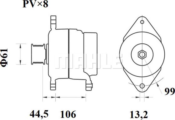 Wilmink Group WG2043998 - Генератор autospares.lv