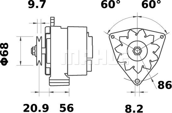 Wilmink Group WG2043900 - Генератор autospares.lv