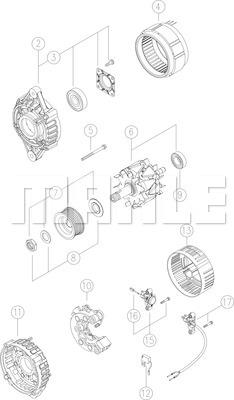 Wilmink Group WG2043915 - Генератор autospares.lv