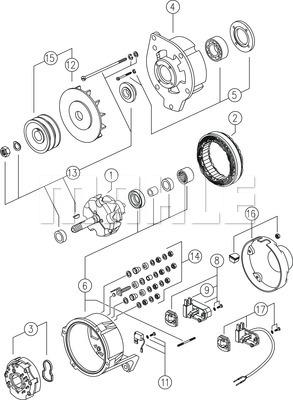 Wilmink Group WG2043984 - Генератор autospares.lv