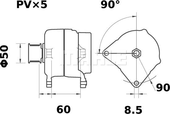 Wilmink Group WG2043986 - Генератор autospares.lv