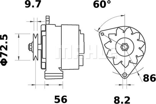 Wilmink Group WG2043924 - Генератор autospares.lv