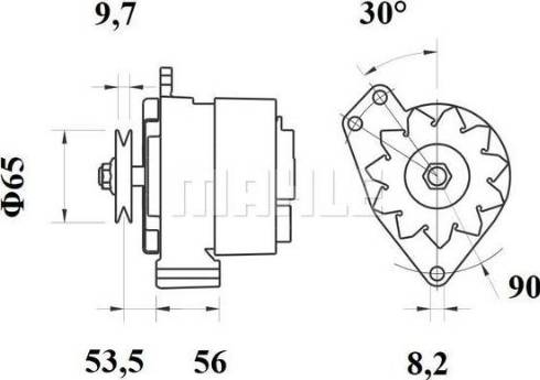 Wilmink Group WG2043464 - Генератор autospares.lv