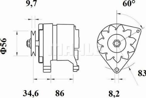 Wilmink Group WG2043467 - Генератор autospares.lv