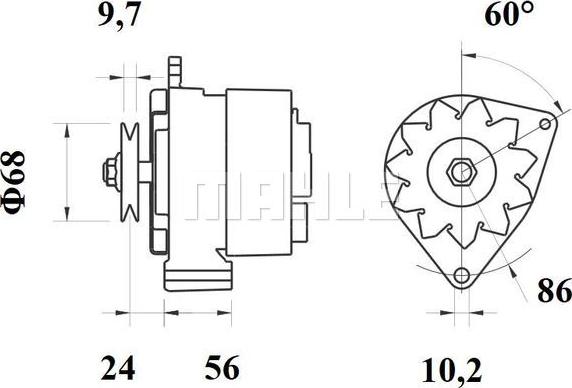 Wilmink Group WG2043559 - Генератор autospares.lv