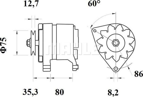 Wilmink Group WG2043560 - Генератор autospares.lv