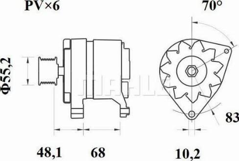 Wilmink Group WG2043695 - Генератор autospares.lv