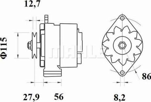 Wilmink Group WG2043669 - Генератор autospares.lv