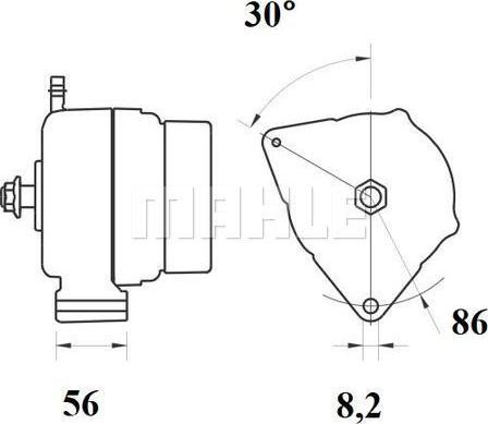 Wilmink Group WG2043639 - Генератор autospares.lv