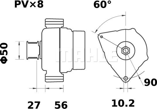 Wilmink Group WG2043865 - Генератор autospares.lv