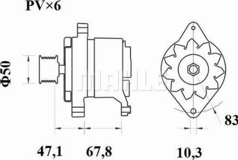 Wilmink Group WG2043824 - Генератор autospares.lv