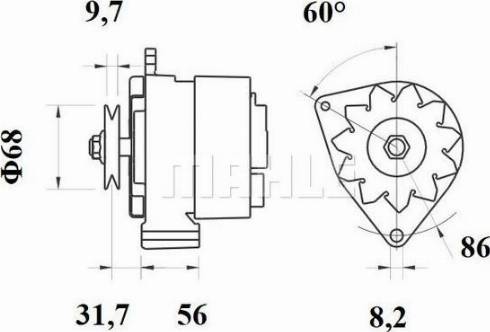 Wilmink Group WG2043827 - Генератор autospares.lv