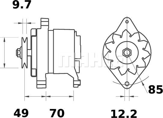 Wilmink Group WG2043797 - Генератор autospares.lv