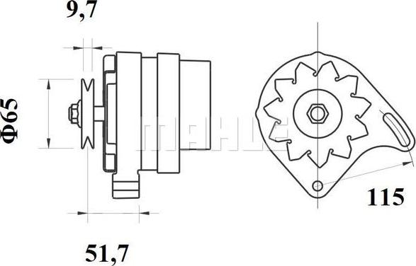 Wilmink Group WG2043717 - Генератор autospares.lv