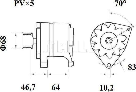 Wilmink Group WG2043780 - Генератор autospares.lv