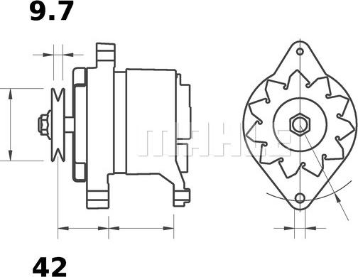 Wilmink Group WG2043782 - Генератор autospares.lv