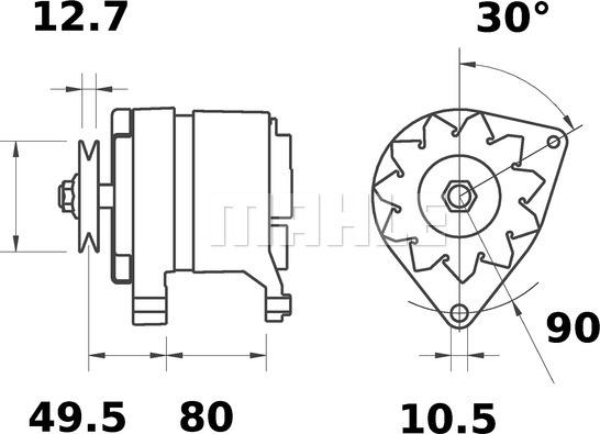 Wilmink Group WG2043787 - Генератор autospares.lv