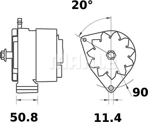 Wilmink Group WG2043731 - Генератор autospares.lv