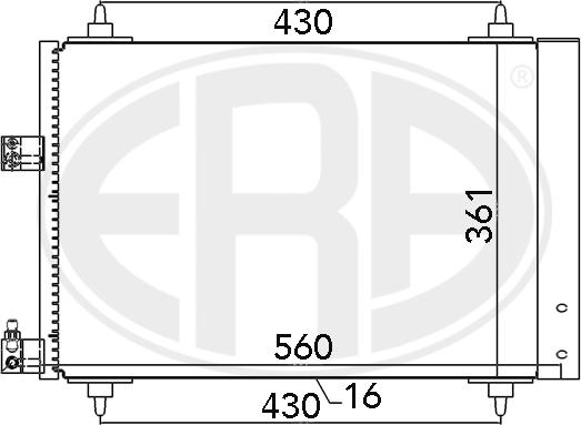 Wilmink Group WG2016630 - Конденсатор кондиционера autospares.lv