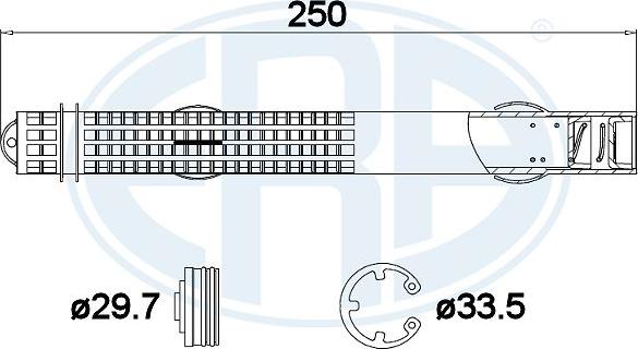 Wilmink Group WG2016899 - Осушитель, кондиционер autospares.lv