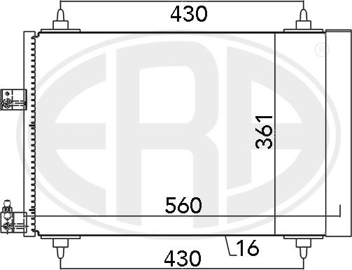 Wilmink Group WG2016742 - Конденсатор кондиционера autospares.lv