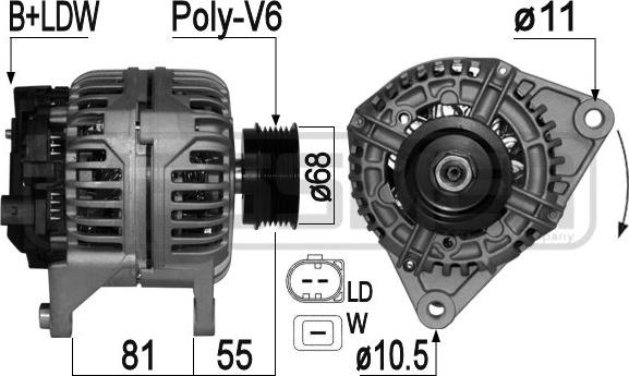 Wilmink Group WG2010997 - Генератор autospares.lv