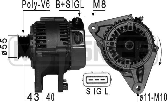 Wilmink Group WG2010948 - Генератор autospares.lv