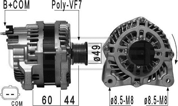 Wilmink Group WG2010956 - Генератор autospares.lv