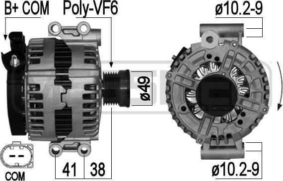 Wilmink Group WG2010985 - Генератор autospares.lv