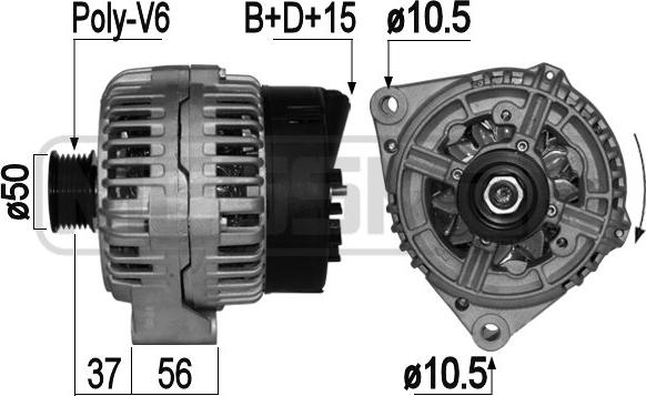 Wilmink Group WG2010988 - Генератор autospares.lv