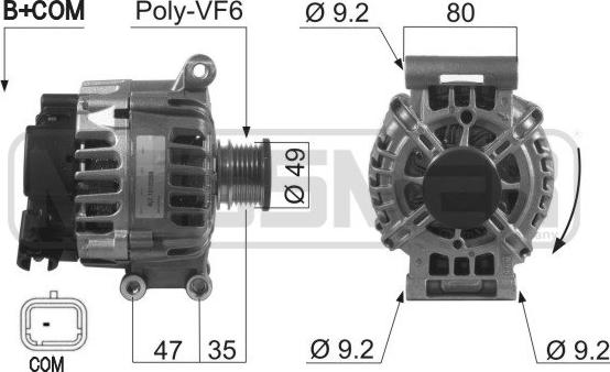 Wilmink Group WG2011996 - Генератор autospares.lv