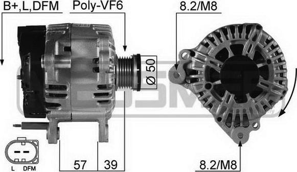 Wilmink Group WG2011979 - Генератор autospares.lv