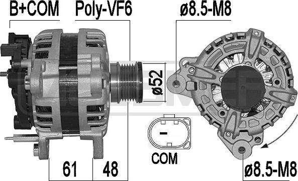 Wilmink Group WG2011494 - Генератор autospares.lv