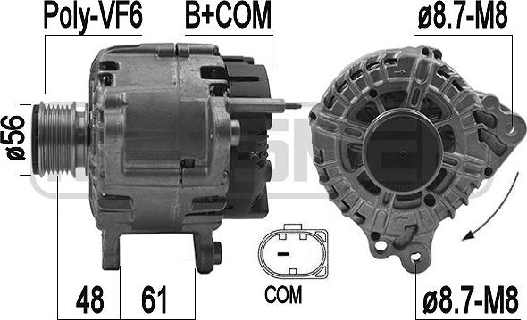 Wilmink Group WG2011495 - Генератор autospares.lv